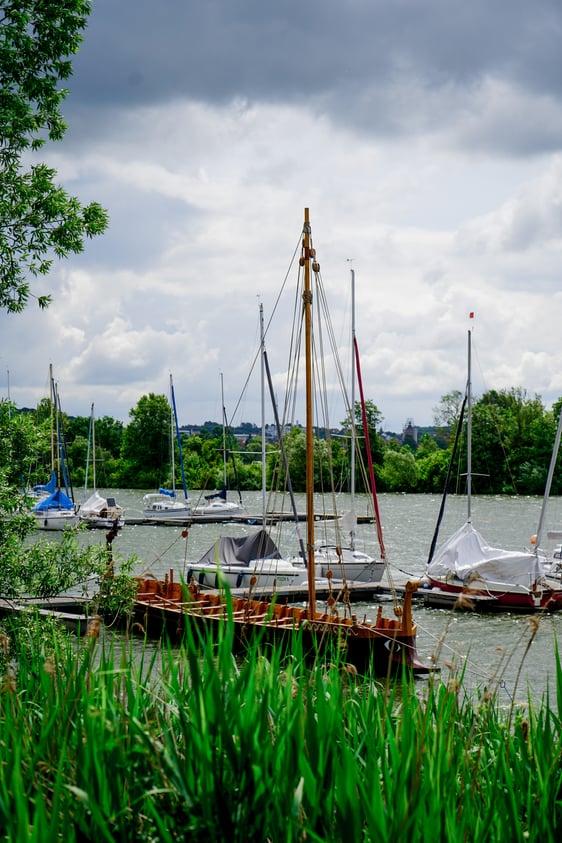 Mit dem Wikingerboot unterwegs sein