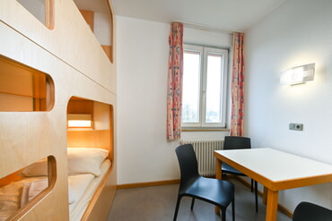 Zimmer mit Stockbetten